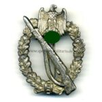 Infanterie Sturmabzeichen in Silber "BSW" (Firma Brüder Schneider, Wien)