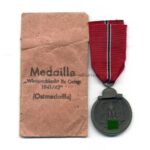 Ostmedaille, Winterschlacht im Osten 1941/42 mit Verleihungstüte,(Hst. 30, Hauptmünzamt Wien)