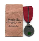 Ostmedaille, Winterschlacht im Osten 1941/42 mit Verleihungstüte,(Hst. 30, Hauptmünzamt Wien)