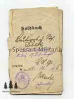 Urkunden, Dokumenten, Wehrpass und Soldbuch Nachlass eines Leutnants der Reserve des 17. bayrischen Infanterie Regiment, später Leutnant ausser Dienst. Seltene Doppelverleihung des KVKs – Bild 16