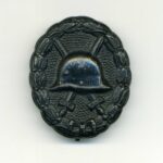 Verwundeten-Abzeichen für die Armee und Kolonialtruppen 1918 in Schwarz