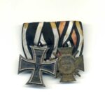 2er Ordensspange Eisernes Kreuz 2. Klasse 1914 und Ehrenkreuz für Frontkämpfer