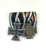 2er Ordensspange Eisernes Kreuz 2. Klasse 1914 und Ehrenkreuz für Frontkämpfer