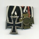 2er Ordensspange Eisernes Kreuz 2.Klasse 1914 und Ehrenkreuz für Frontkämpfer 1914/1918