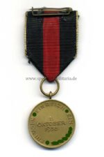 Medaille zur Erinnerung an den 1. Oktober 1938 (Sudetenland-Medaille) – Bild 2