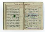 Wehrpass Heer 2. Form Aschaffenburg, Char. Oberleutnant Fahr-Ersatz-Abteilung 13 mit Lehrgang Panzernahbekämpfung und Sperrdienst – Bild 6