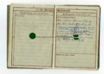 Wehrpass Heer 2. Form Aschaffenburg, Char. Oberleutnant Fahr-Ersatz-Abteilung 13 mit Lehrgang Panzernahbekämpfung und Sperrdienst – Bild 8