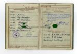 Wehrpass Heer 2. Form Aschaffenburg, Char. Oberleutnant Fahr-Ersatz-Abteilung 13 mit Lehrgang Panzernahbekämpfung und Sperrdienst – Bild 9