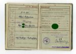 Wehrpass Heer 2. Form Aschaffenburg, Char. Oberleutnant Fahr-Ersatz-Abteilung 13 mit Lehrgang Panzernahbekämpfung und Sperrdienst – Bild 10