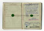 Wehrpass Heer 2. Form Aschaffenburg, Char. Oberleutnant Fahr-Ersatz-Abteilung 13 mit Lehrgang Panzernahbekämpfung und Sperrdienst – Bild 15