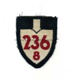 Reichsarbeitsdienst Ärmelspaten für Mannschaften Abteilung 236/8