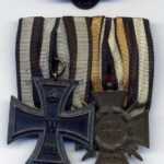2er Ordensspange Eisernes Kreuz 2.Klasse 1914 und Ehrenkreuz für Frontkämpfer 1914/1918