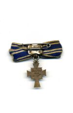 Miniatur Mutterkreuz in Bronze an Schleife – Bild 2