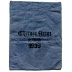 Verleihungstüte Eisernes Kreuz 2. Klasse 1939 – Hersteller Gustav Brehmer, Markneukirchen