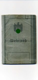 Wehrpass Heer 1.Form Führt in Bayern, Landwehr 1