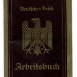 Arbeitsbuch 3. Reich, Angerburg "letzte Arbeitsstelle Hotel Adlon Berlin"!