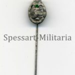 Miniatur Anstecknadel Panzerkampfabzeichen in Silber