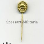Miniatur Anstecknadel Verwundetenabzeichen Gold 57er Ausführung