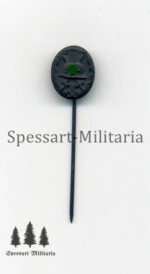 Miniatur Anstecknadel Verwundetenabzeichen 1939 Schwarz