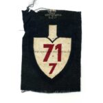 Reichsarbeitsdienst Ärmelspaten für Mannschaften Abteilung 71/7