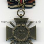 Ehrenkreuz für Frontkämpfer 1914-1918 mit Knopfloch, Herst. R.V.26 Pforzheim