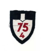 Reichsarbeitsdienst Ärmelspaten für Mannschaften Abteilung 75/4