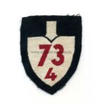 Reichsarbeitsdienst Ärmelspaten für Mannschaften Abteilung 73/4