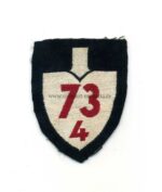 Reichsarbeitsdienst Ärmelspaten für Mannschaften Abteilung 73/4