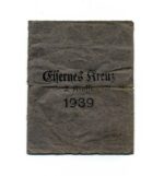 Verleihungstüte Eisernes Kreuz 2. Klasse 1939 Hst.100