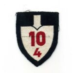 Reichsarbeitsdienst Ärmelspaten für Mannschaften Abteilung 10/4
