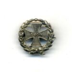 Patriotische Brosche Silber 1914
