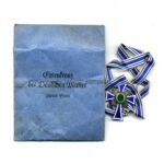 Ehrenkreuz der deutschen Mutter in Silber (Mutterkreuz) mit Verleihungstüte, "Ferdinand Wiedmann, Frankfurt"
