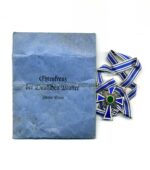 Ehrenkreuz der deutschen Mutter in Silber (Mutterkreuz) mit Verleihungstüte, "Ferdinand Wiedmann, Frankfurt"