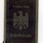 Arbeitsbuch eines Mannes aus Essen beschäftigt im Raum Alzenau/Aschaffenburg