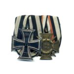 2er Ordensspange Eisernes Kreuz 2. Klasse 1914, Ehrenkreuz für Frontkämpfer