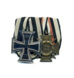 2er Ordensspange Eisernes Kreuz 2. Klasse 1914, Ehrenkreuz für Frontkämpfer