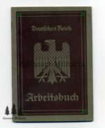 Arbeitsbuch eines Mannes aus Dettingen Bahnmeisterei