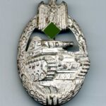 Panzerkampfabzeichen in Silber "KWM" Karl Wurster, Markneukirchen