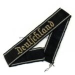 Waffen-SS Ärmelband für Mannschaften im SS-Panzergrenadier Regiment 3 "Deutschland "