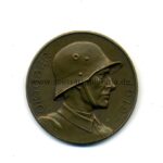 Weimarer Republik 1919 Schießmedaille Bronze, Münchner Einwohnerwehr 13. Stadtbezirk