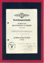 Luftwaffe Ehrenpokal Nachlass des Unteroffiziers Hans Peleikis 11. Zerstörergeschwader 26 “Horst Wessel” Junkers Ju-88, sehr selten – Bild 5