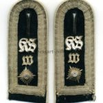 Wehrmacht Heer Infanterie Paar Schulterklappen für einen Feldwebel der Kriegsschule 