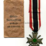 Kriegsverdienstkreuz mit Schwertern 2.Klasse 1939, Herst. Förster & Barth, Pforzheim