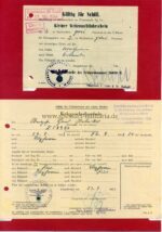 Luftwaffe Ehrenpokal Nachlass des Unteroffiziers Hans Peleikis 11. Zerstörergeschwader 26 “Horst Wessel” Junkers Ju-88, sehr selten – Bild 12
