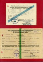 Luftwaffe Ehrenpokal Nachlass des Unteroffiziers Hans Peleikis 11. Zerstörergeschwader 26 “Horst Wessel” Junkers Ju-88, sehr selten – Bild 11