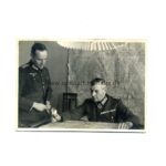 Privataufnahme Ritterkreuzträger Generalleutnant Ernst Hammer Kommandeur der 75 I.D.