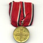 Rote Kreuz Medaille 3.Klasse 1898 in Bronze, Einzelspange