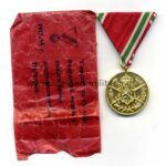 Bulgarien Kriegserinnerungsmedaille 1915-1918 mit Tüte