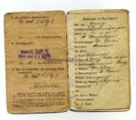Wehrpass, Soldbuch und Dokumente eines Unteroffiziers aus Mörfelden Kreis Groß-Gerau Hessen – Bild 13