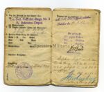 Wehrpass, Soldbuch und Dokumente eines Unteroffiziers aus Mörfelden Kreis Groß-Gerau Hessen – Bild 12